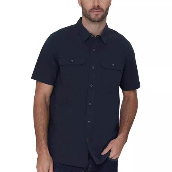 Sierra Design Men’s‎ Short Sleeve Woven Shirt - Picture 1 of 3